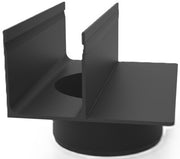 Star Drain 65 x 103 mm PVC-samlestykke med 110 mm udløb