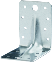 Vinkelbeslag 401, m/rib, 90 x 90 x 65 x 2,5 mm, FZB