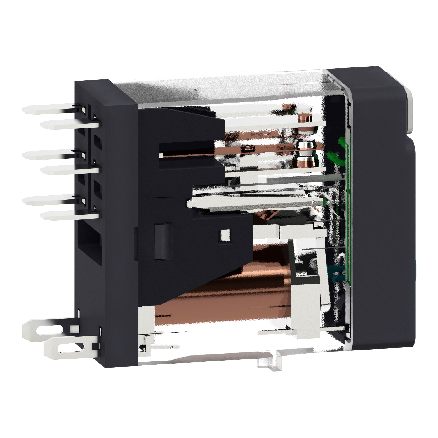 2C/O 5A RELÆ TESTKNAP+LED12VDC