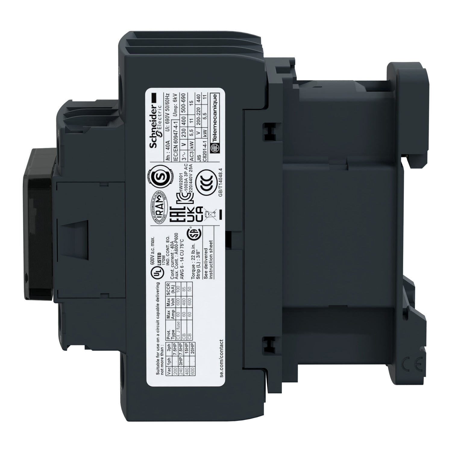 KONTAKTOR 32A 24V DC   LC1D32BD