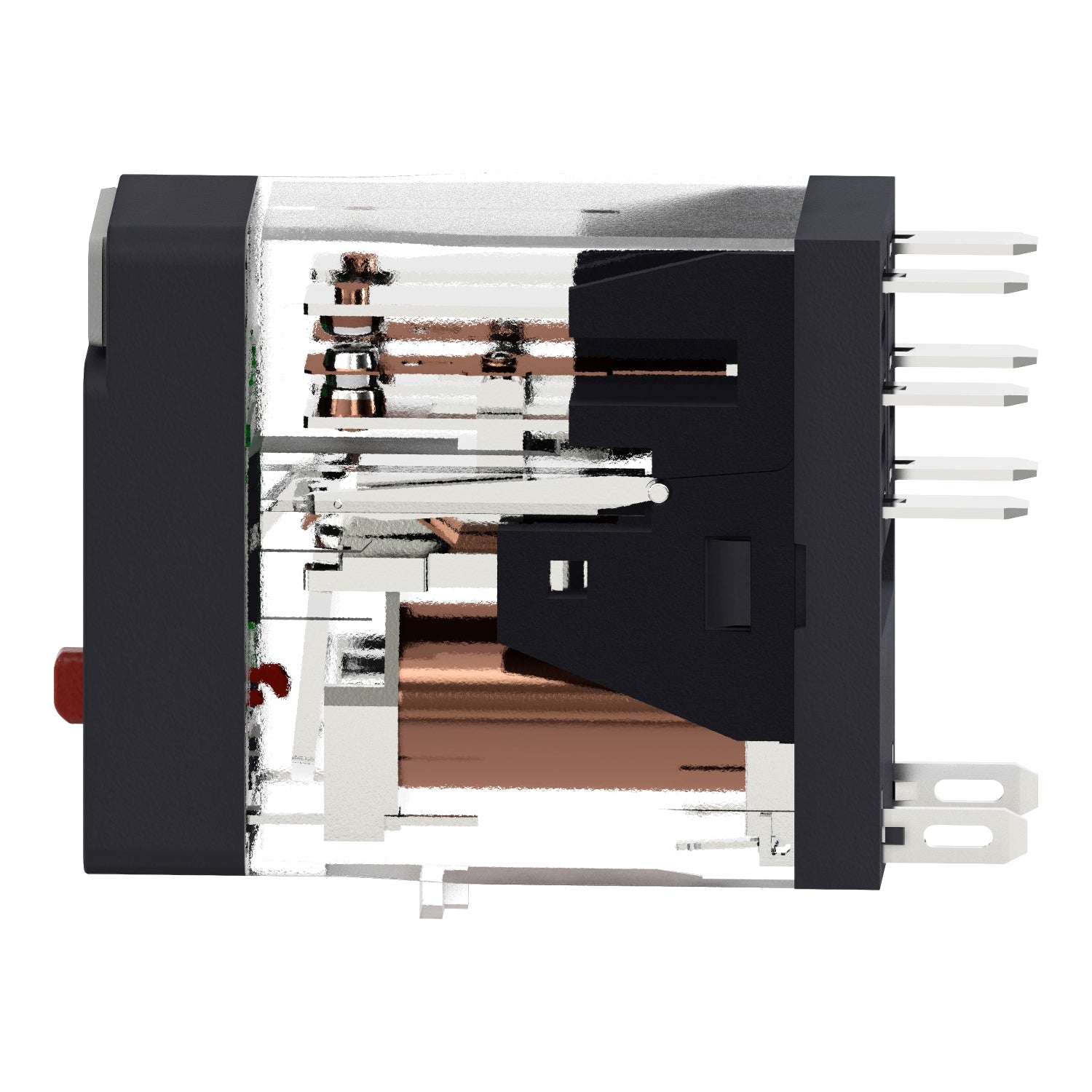 2C/O 5A RELÆ TESTKNAP+LED230VAC