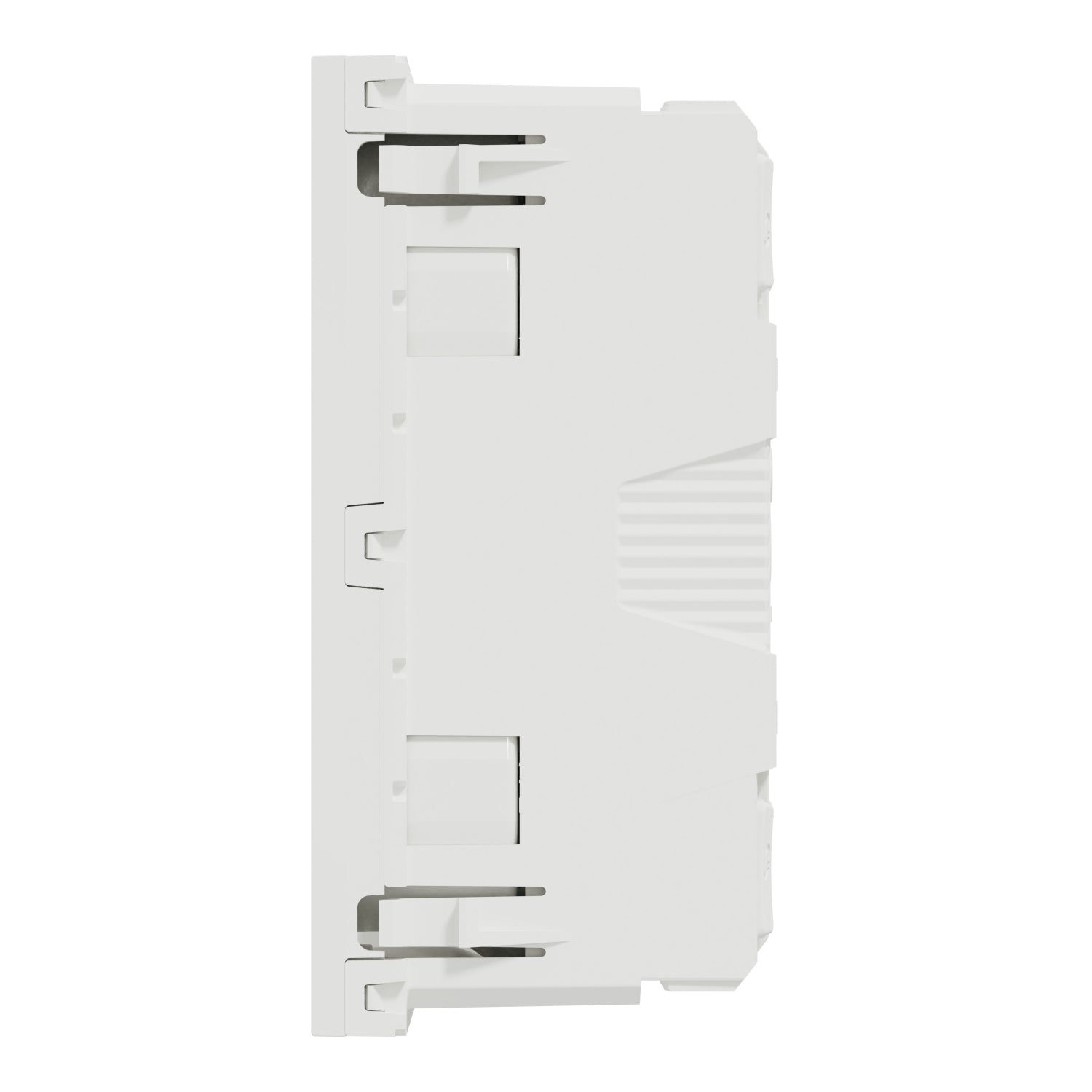 2XSCHUKO SOCKET 2P+E SCREWLESS WHITE