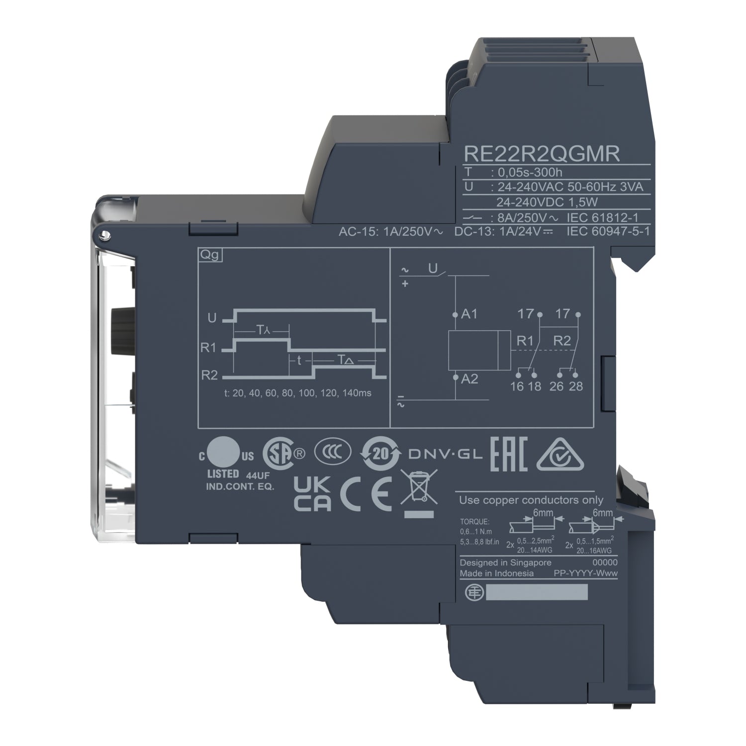 TIMER STJERNE/TREKANT 2CO 24-240V