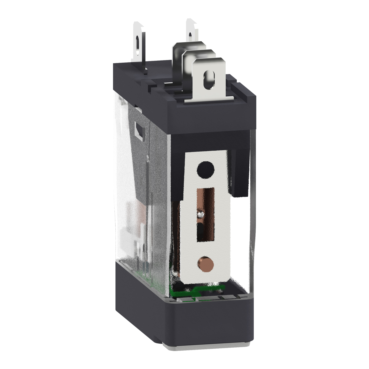 1C/O 10A RELÆ TESTKNAP+LED 24VDC
