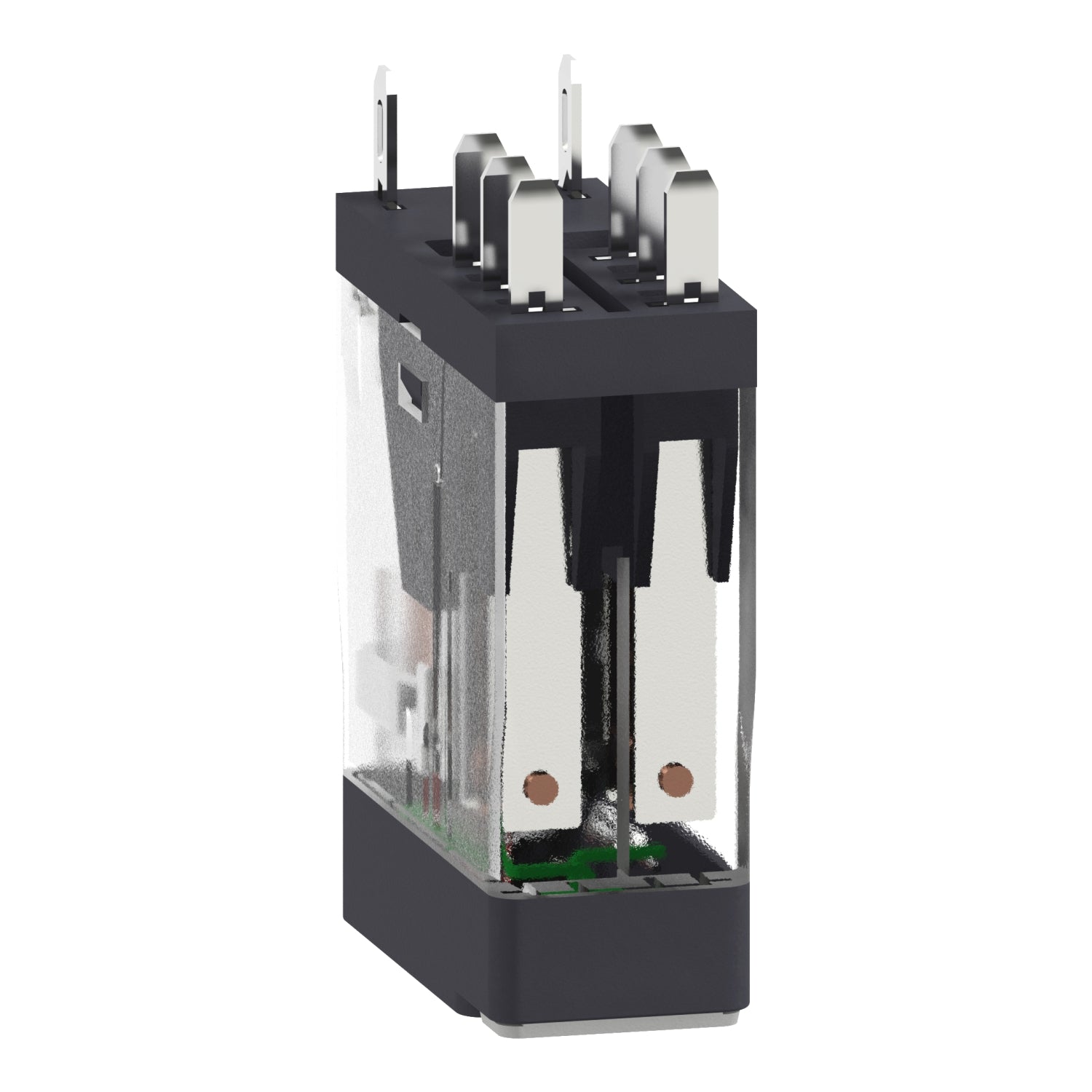 2C/O 5A RELÆ TESTKNAP+LED230VAC