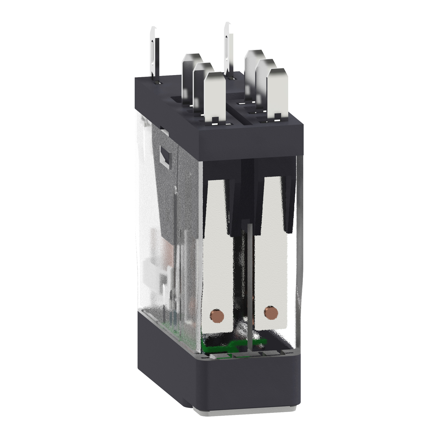 2C/O 5A RELÆ TESTKNAP+LED12VDC