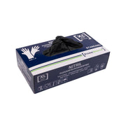 PrimeSource engangshandske, nitril, pudderfri, sort, str. XL
