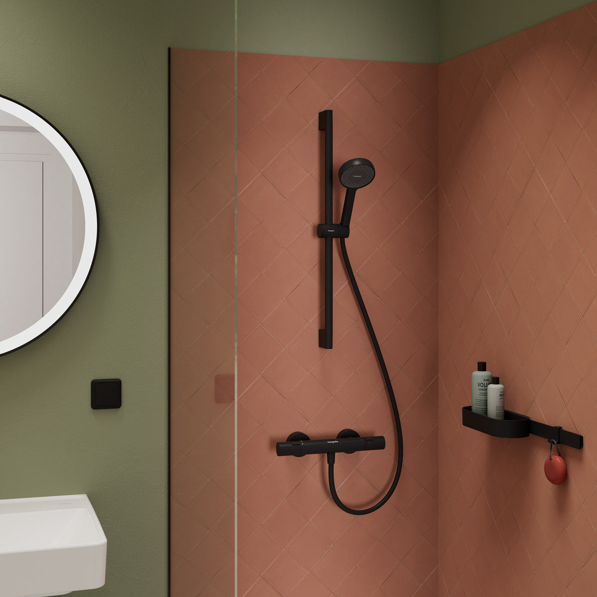 hansgrohe Activera S Brusersæt 95 1jet EcoSmart Sort