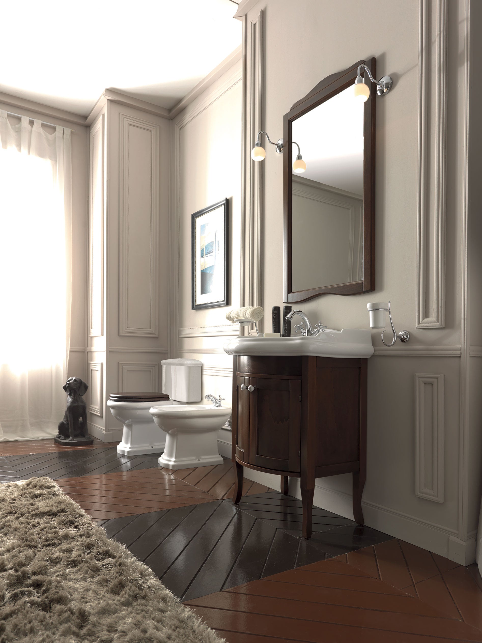 RETRO WC MONOBL TOILET M/CIST.