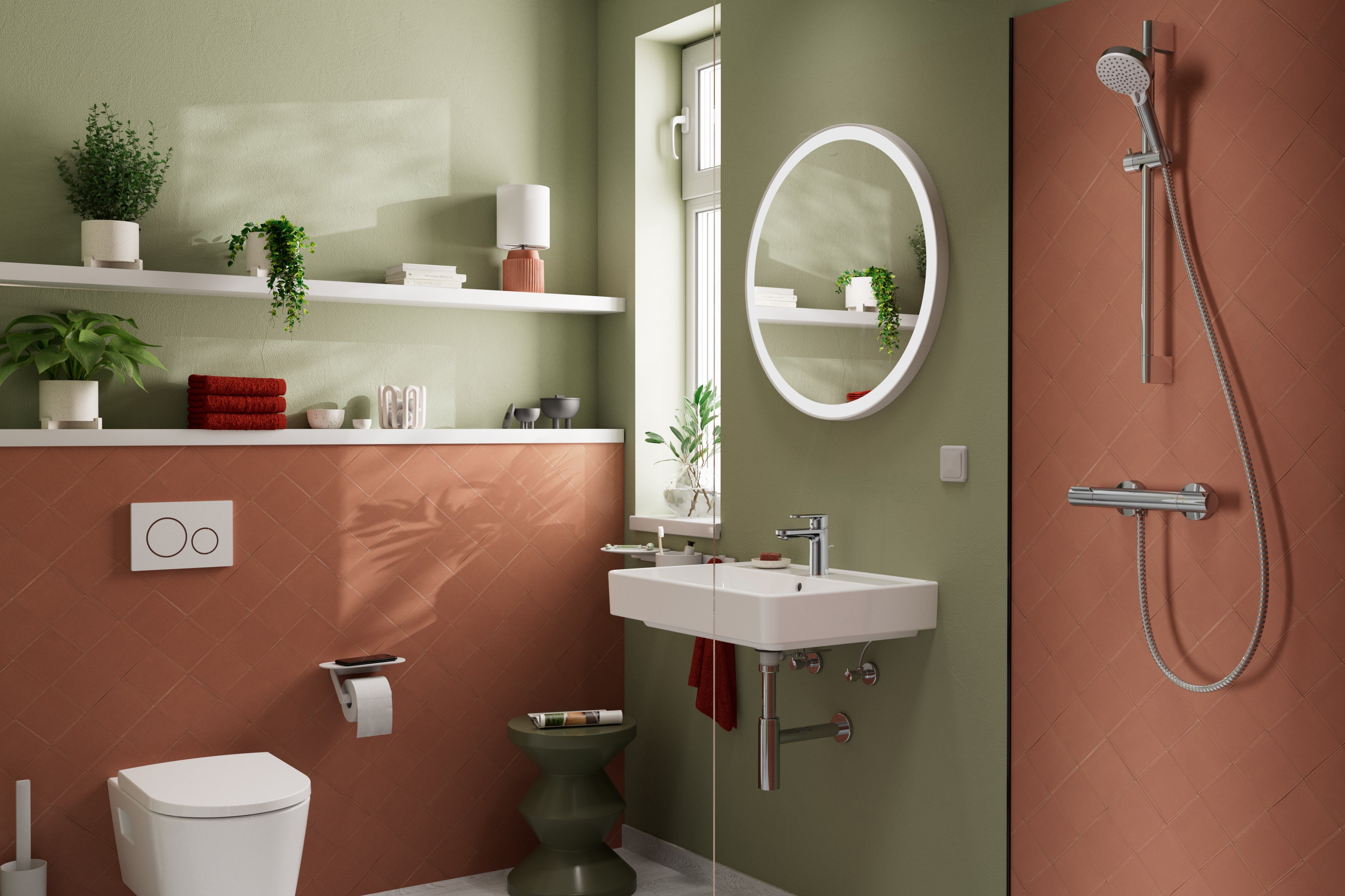 Hansgrohe Ecostat 1001 CL brusetermostat, krom