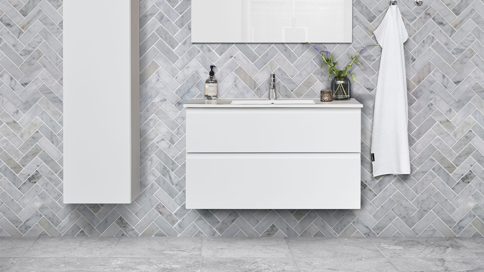Cassøe Front 60 cm møbel, hvid