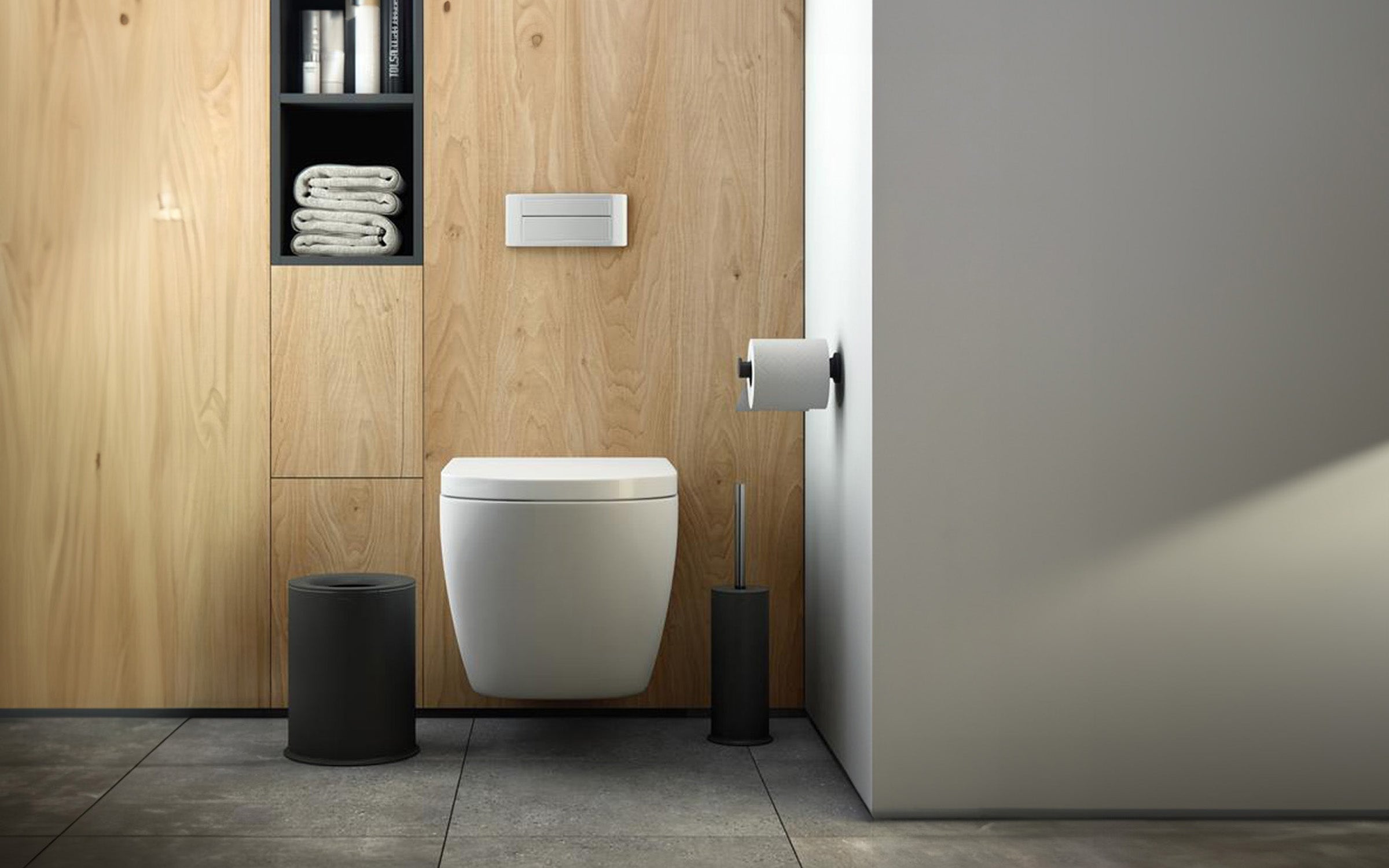 Cosmic Logic toiletpapirholder mat sort
