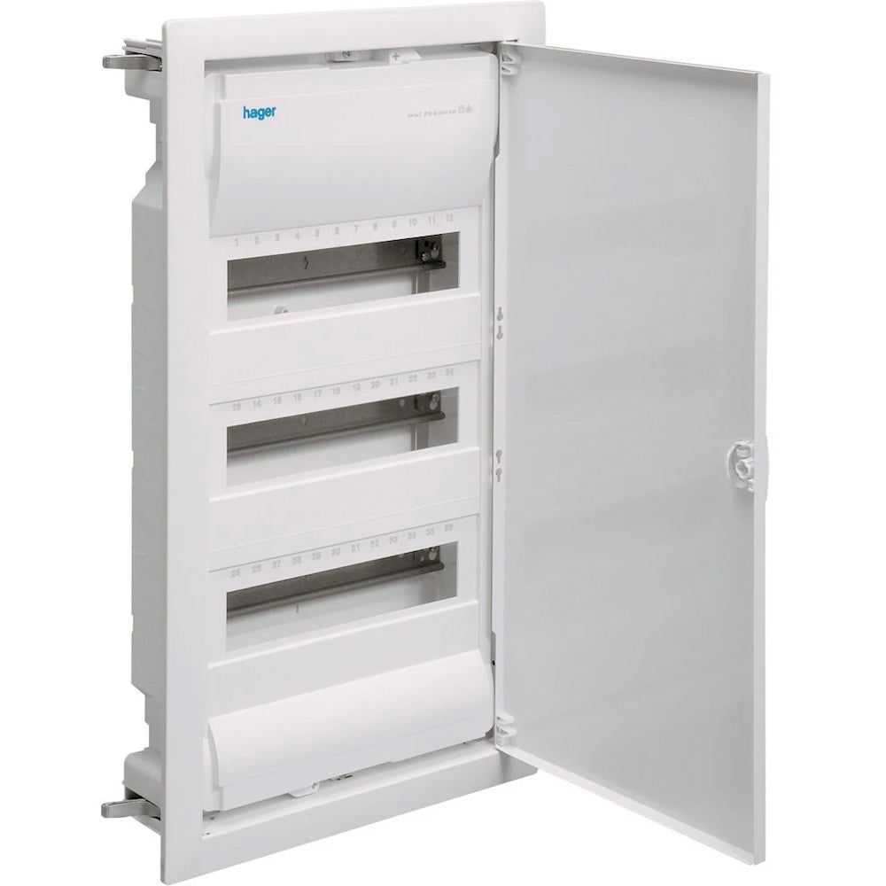 Gruppetavle 3R 36M 3x12 modul, planforsænket, VH36DKN
