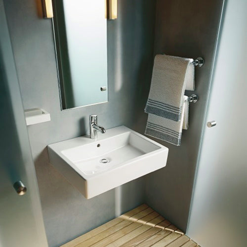 Duravit Vero vask 60 cm med hanehul og overløb