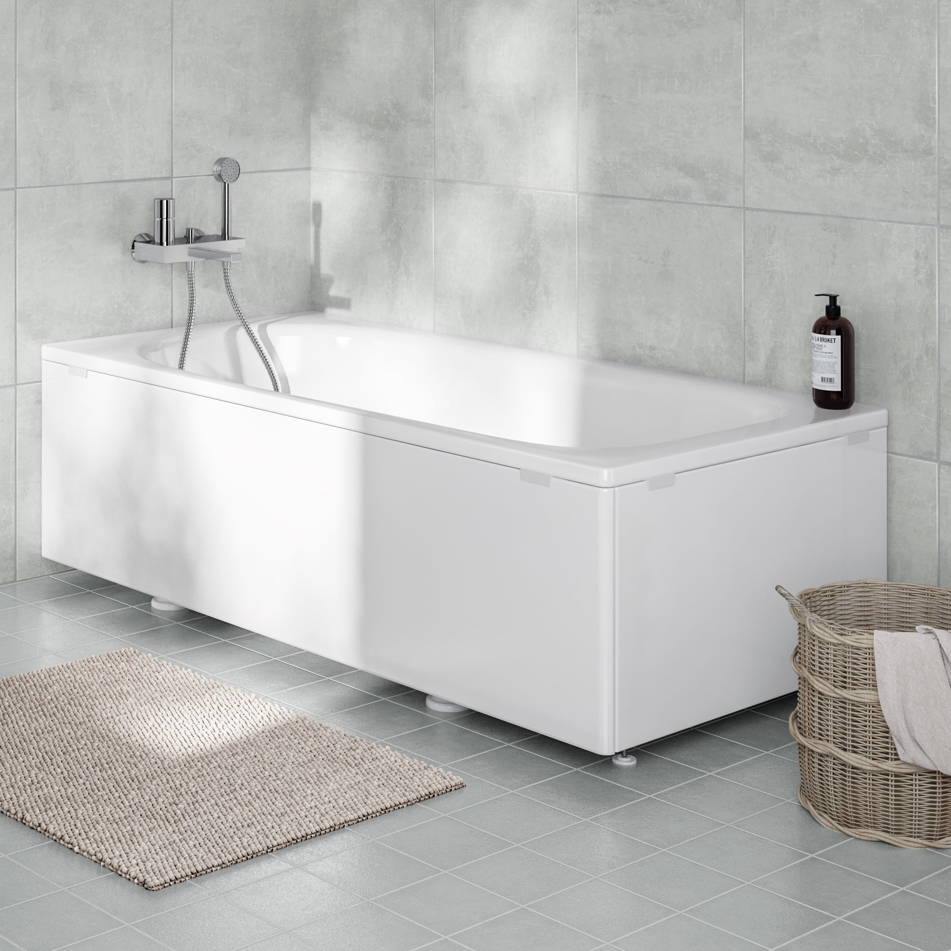 Ifö Caribia badekar 1700 mm hvid