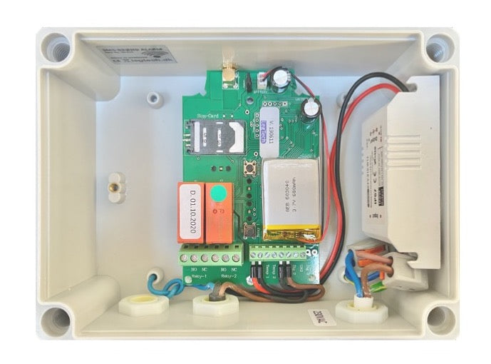 2G SMS styring (direkte 230VAC), standard model
