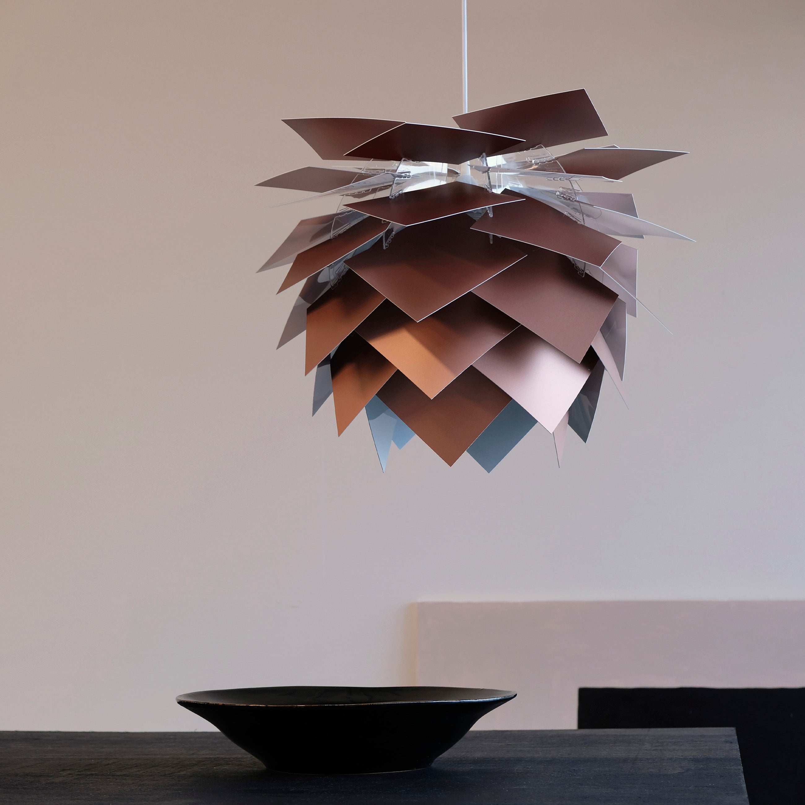 Illumin pendel, E27, Ø45cm, kobber
