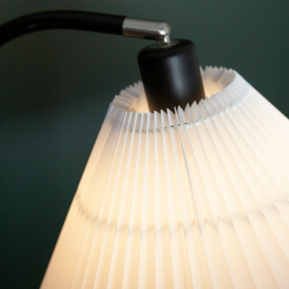 MEDINA Gulvlampe hvid/sort