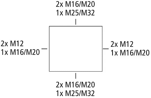 KASSE 180X110 PS1811-8F-M GRÅ